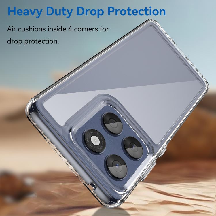 For Motorola Edge 60 Fusion Colorful Series Acrylic Hybrid TPU Phone Case