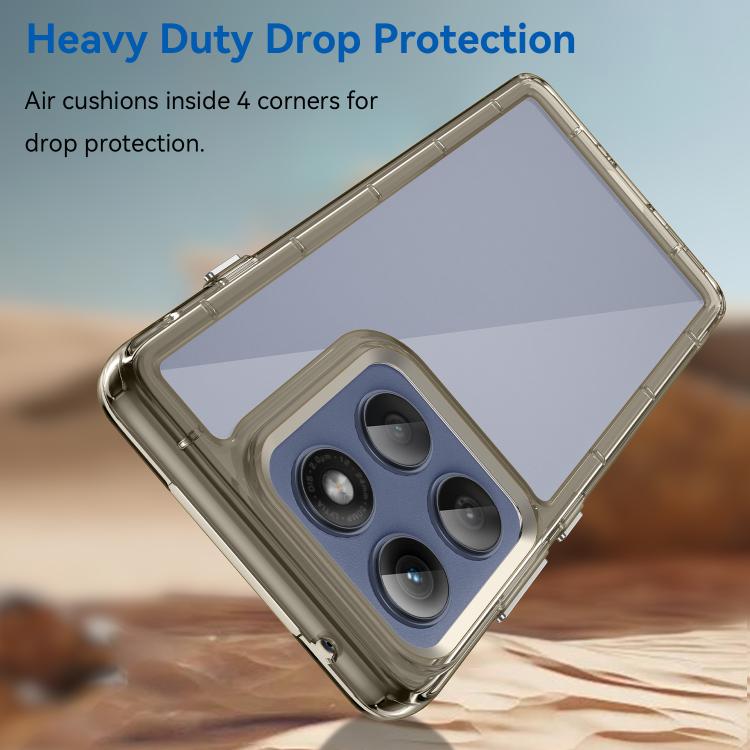 For Motorola Edge 60 Pro Colorful Series Acrylic Hybrid TPU Phone Case