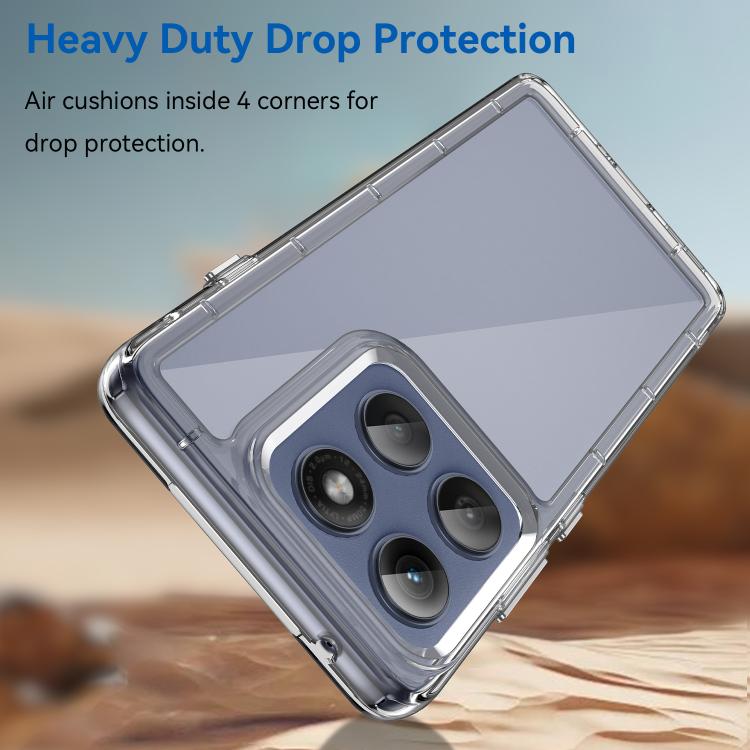 For Motorola Edge 60 Pro Colorful Series Acrylic Hybrid TPU Phone Case