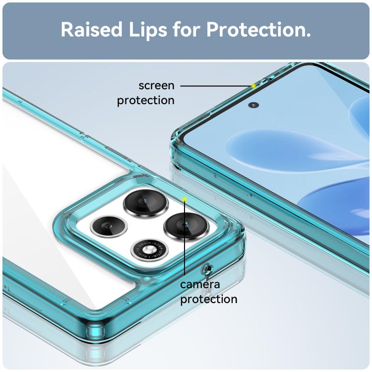 For Motorola Moto G100 Pro 5G Colorful Series Acrylic Hybrid TPU Phone Case