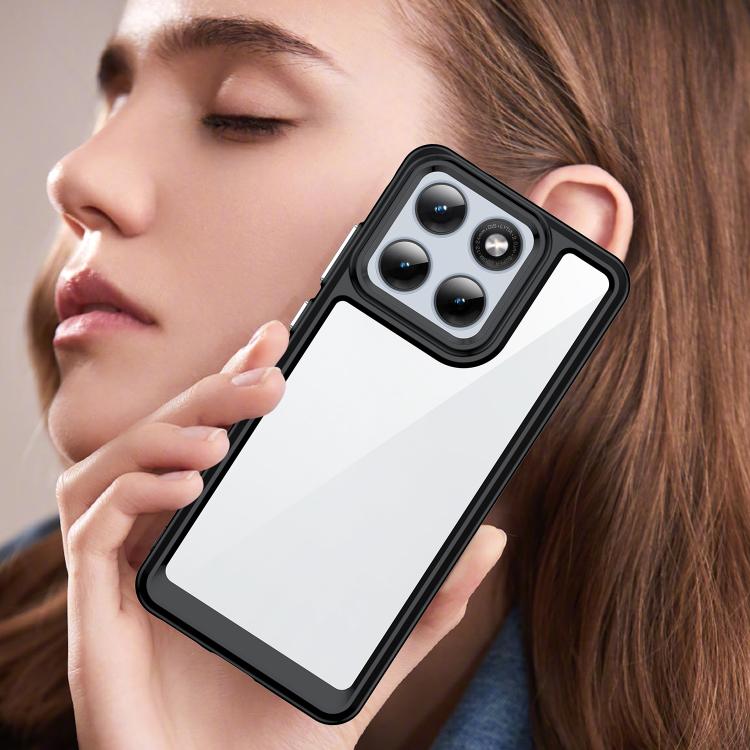 For Motorola Edge 70 Fusion+ 5G Colorful Series Acrylic Hybrid TPU Phone Case
