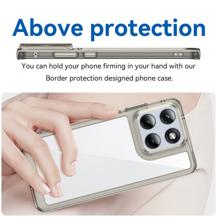 For Motorola Edge 70 Fusion+ 5G Colorful Series Acrylic Hybrid TPU Phone Case