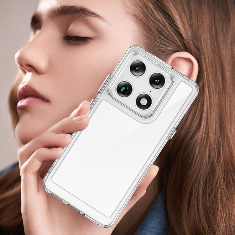 For Motorola Moto X70 Air Pro 5G Colorful Series Acrylic Hybrid TPU Phone Case