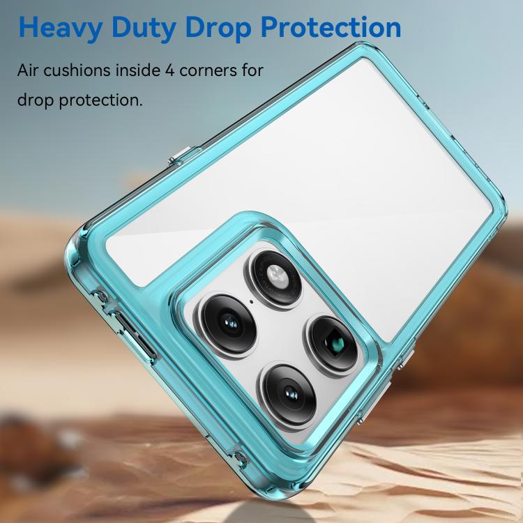 For Motorola Edge 70 Ultra 5G Colorful Series Acrylic Hybrid TPU Phone Case