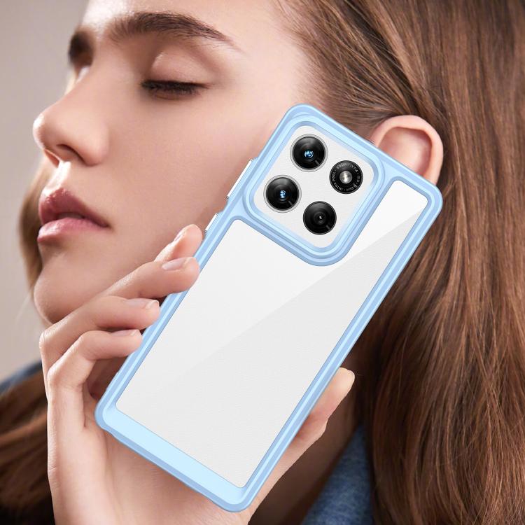 For Motorola Moto G Stylus 5G 2025 Colorful Series Acrylic Hybrid TPU Phone Case