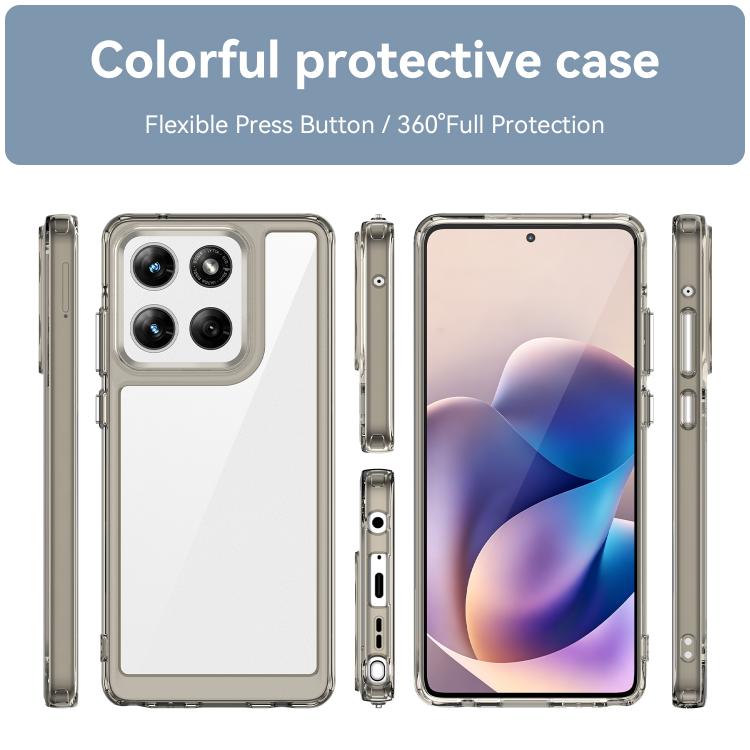 For Motorola Moto G Stylus 5G 2025 Colorful Series Acrylic Hybrid TPU Phone Case