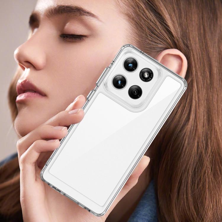 For Motorola Moto G Stylus 5G 2025 Colorful Series Acrylic Hybrid TPU Phone Case