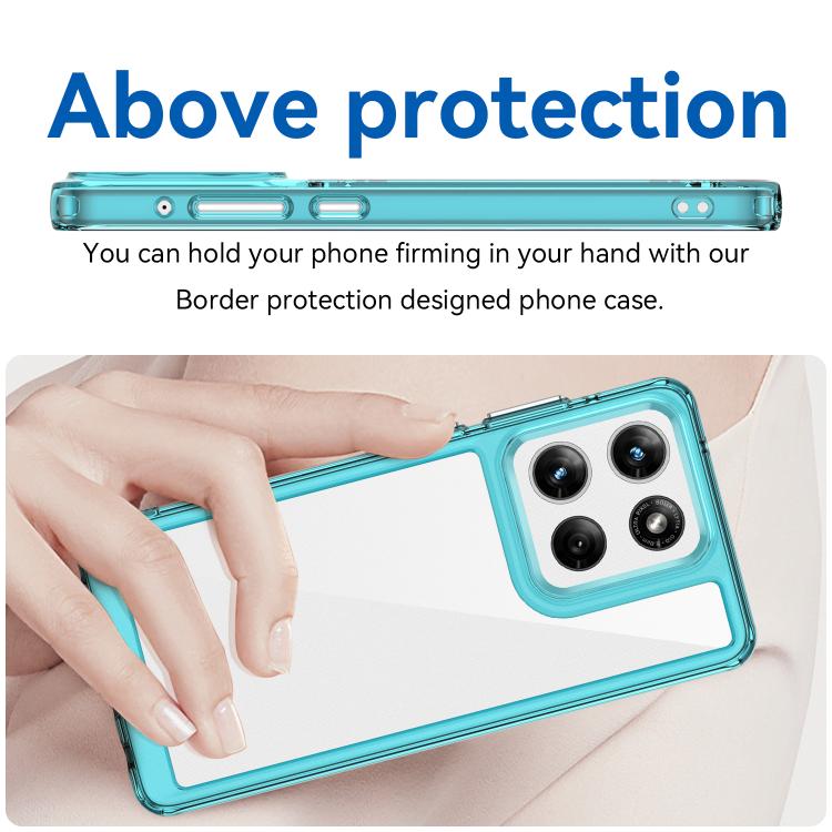 For Motorola Moto G Stylus 5G 2026 Colorful Series Acrylic Hybrid TPU Phone Case