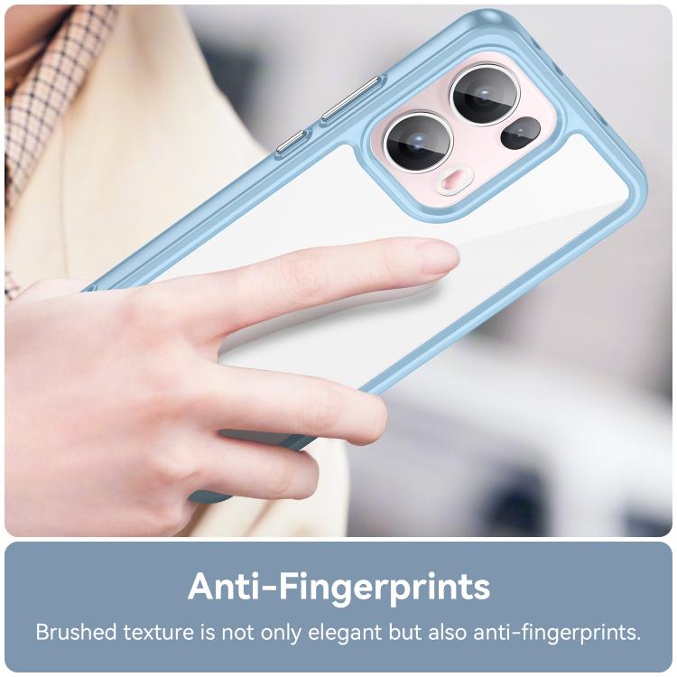 For OPPO Reno13 Pro Global Colorful Series Acrylic Hybrid TPU Phone Case
