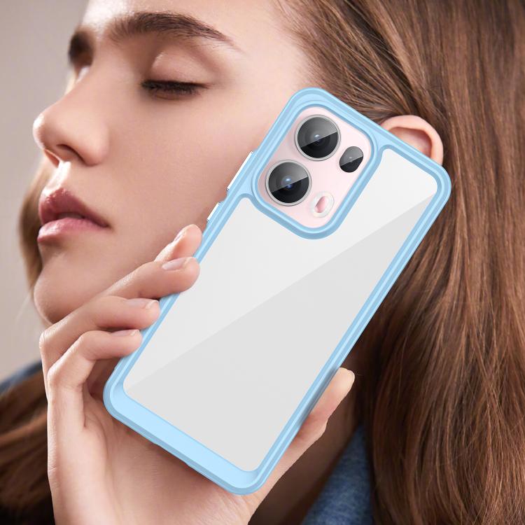 For OPPO Reno13 Pro Global Colorful Series Acrylic Hybrid TPU Phone Case