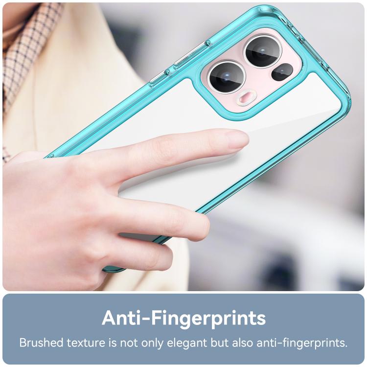 For OPPO Reno13 Pro Global Colorful Series Acrylic Hybrid TPU Phone Case