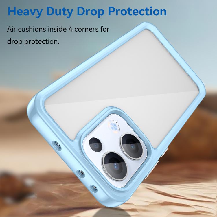 For OPPO Reno13 Global Colorful Series Acrylic Hybrid TPU Phone Case