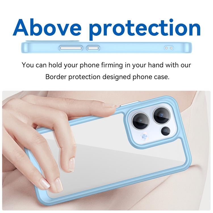 For OPPO Reno13 Global Colorful Series Acrylic Hybrid TPU Phone Case
