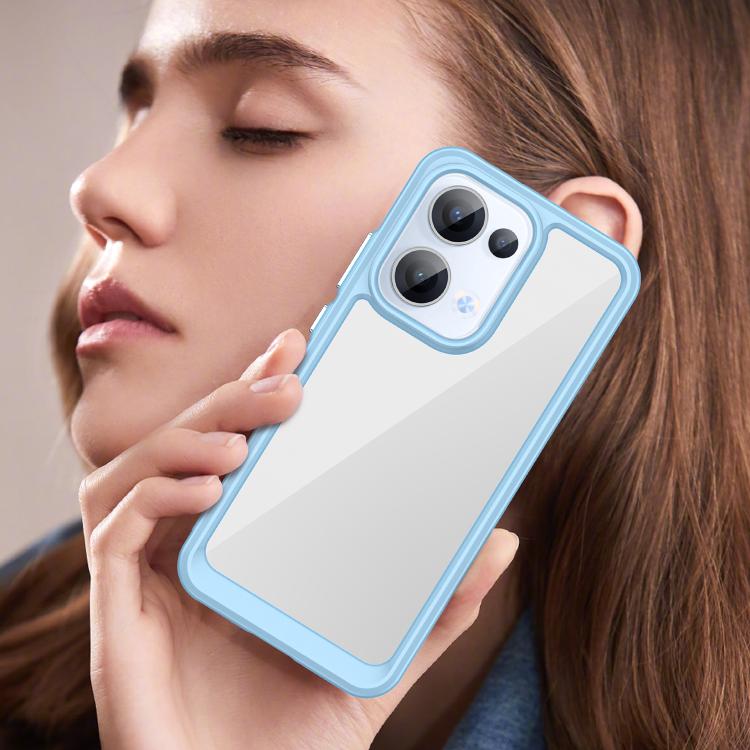 For OPPO Reno13 Global Colorful Series Acrylic Hybrid TPU Phone Case