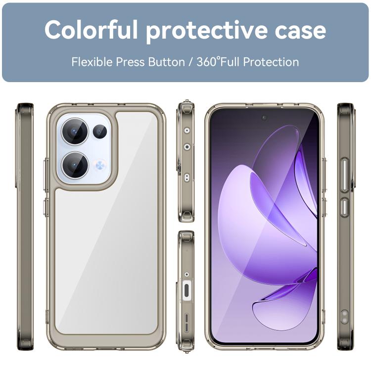 For OPPO Reno13 Global Colorful Series Acrylic Hybrid TPU Phone Case