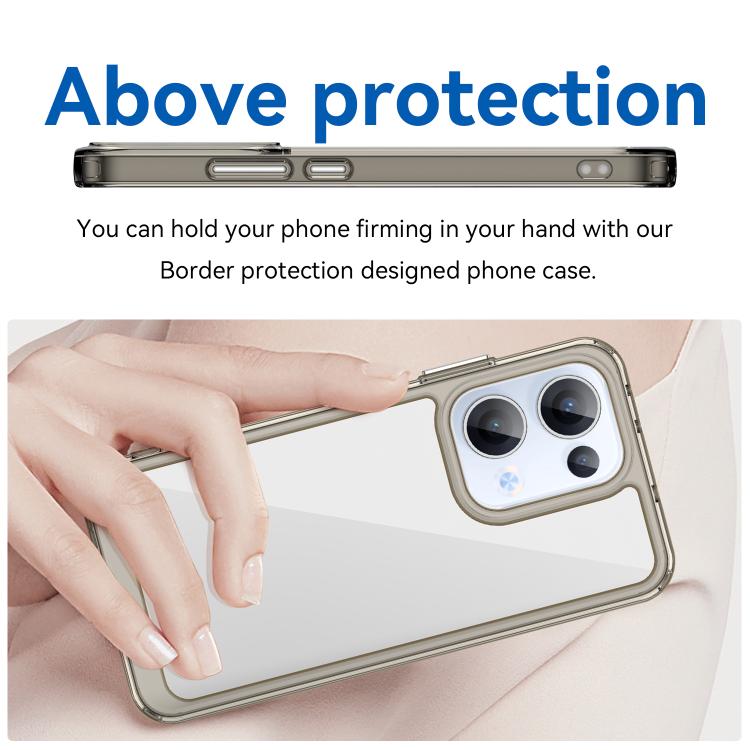 For OPPO Reno13 Global Colorful Series Acrylic Hybrid TPU Phone Case