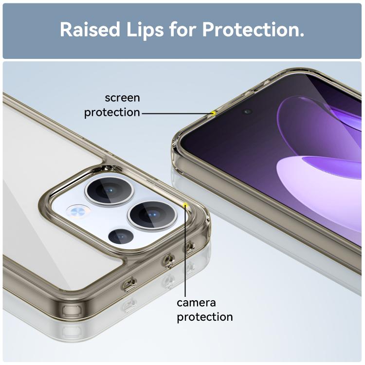 For OPPO Reno13 Global Colorful Series Acrylic Hybrid TPU Phone Case