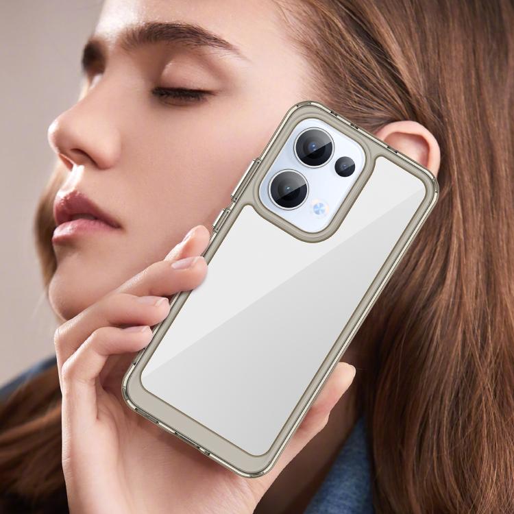For OPPO Reno13 Global Colorful Series Acrylic Hybrid TPU Phone Case