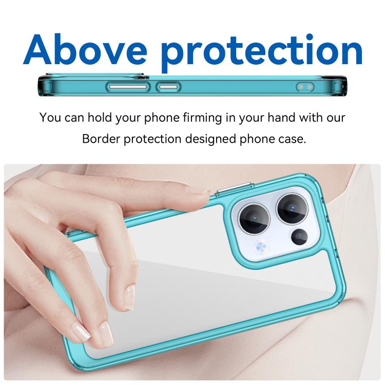 For OPPO Reno13 Global Colorful Series Acrylic Hybrid TPU Phone Case