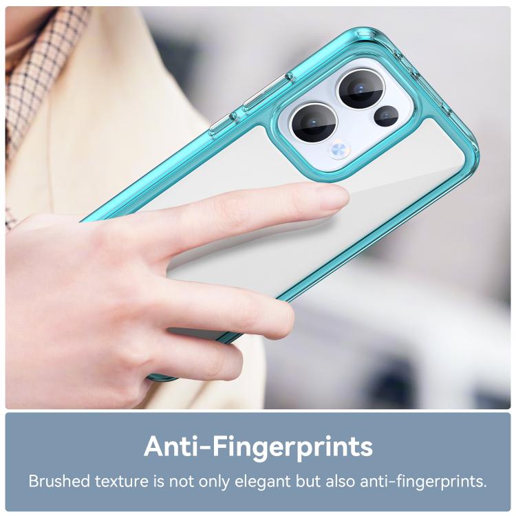 For OPPO Reno13 Global Colorful Series Acrylic Hybrid TPU Phone Case
