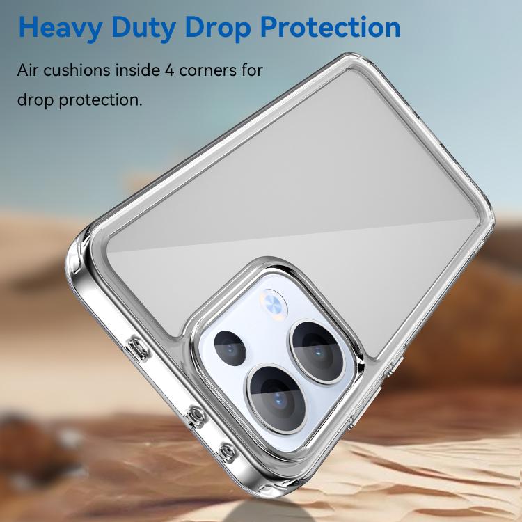 For OPPO Reno13 Global Colorful Series Acrylic Hybrid TPU Phone Case