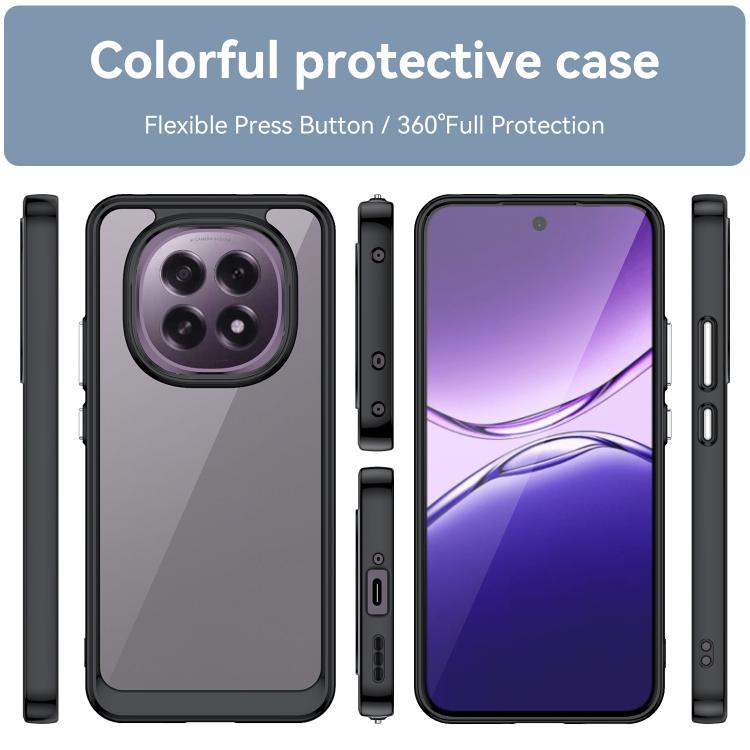 For OPPO F29 5G Colorful Series Acrylic Hybrid TPU Phone Case