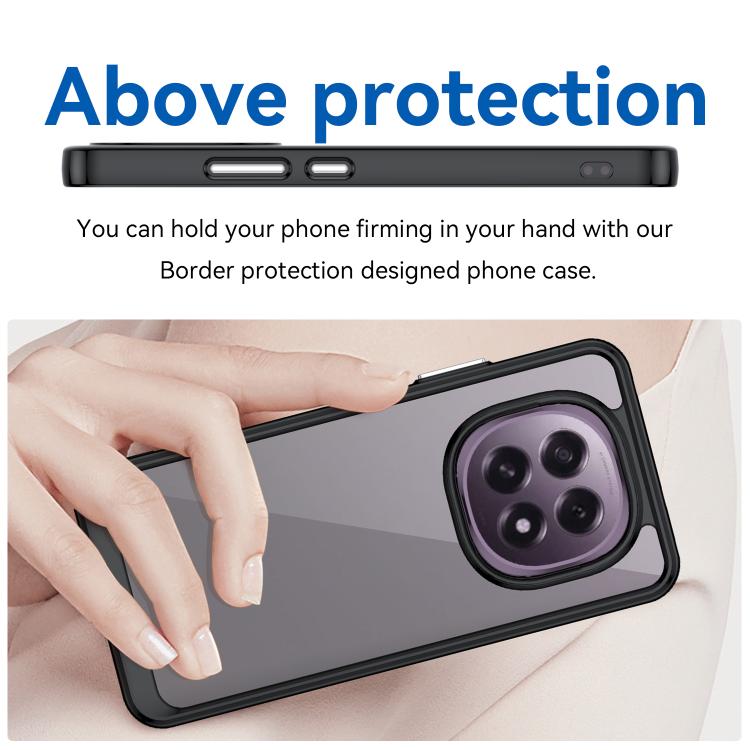 For OPPO F29 5G Colorful Series Acrylic Hybrid TPU Phone Case