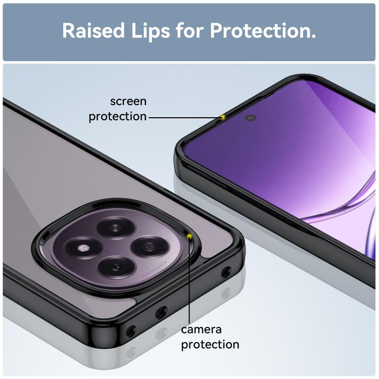 For OPPO F29 5G Colorful Series Acrylic Hybrid TPU Phone Case
