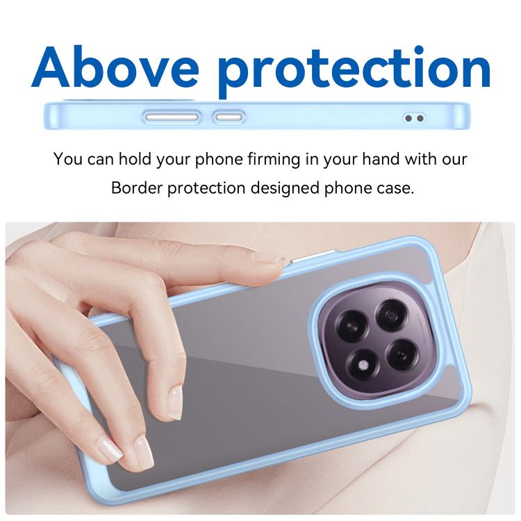 For OPPO F29 5G Colorful Series Acrylic Hybrid TPU Phone Case