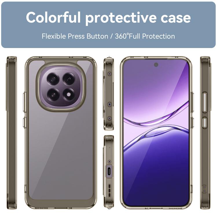 For OPPO F29 5G Colorful Series Acrylic Hybrid TPU Phone Case