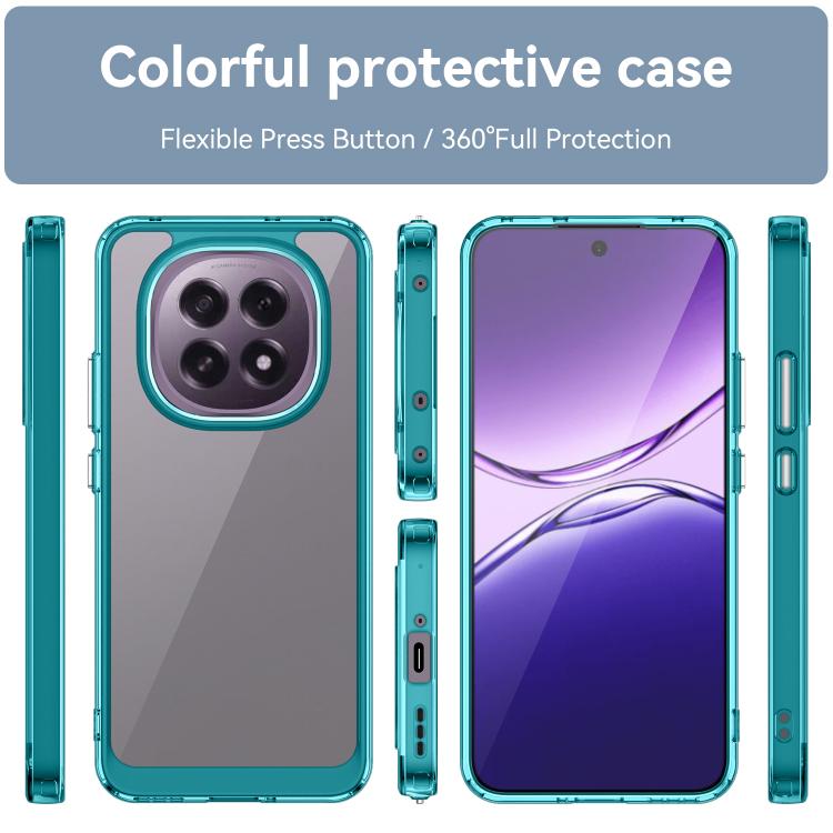 For OPPO F29 5G Colorful Series Acrylic Hybrid TPU Phone Case