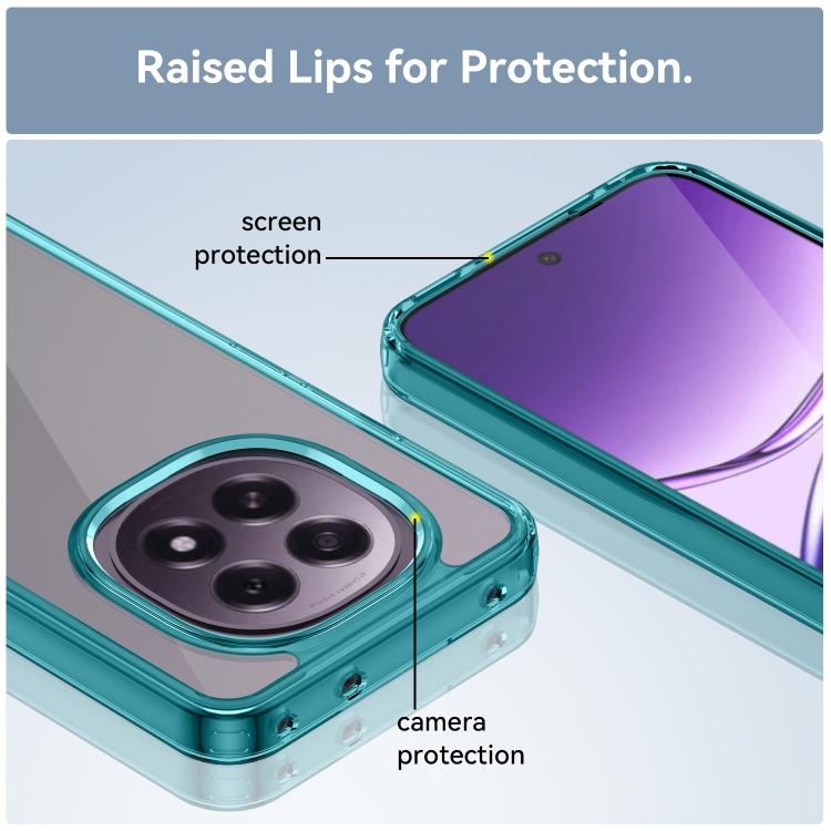 For OPPO F29 5G Colorful Series Acrylic Hybrid TPU Phone Case