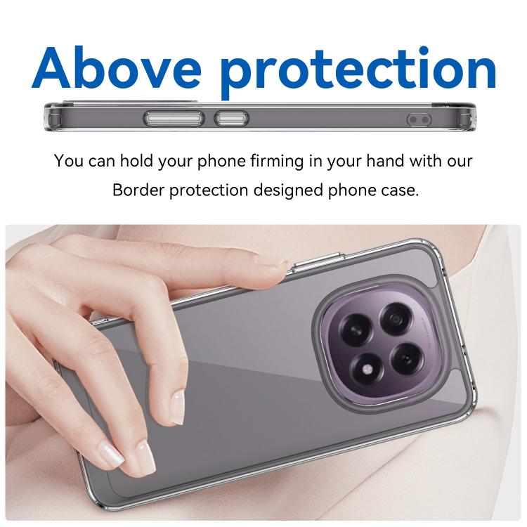 For OPPO F29 5G Colorful Series Acrylic Hybrid TPU Phone Case