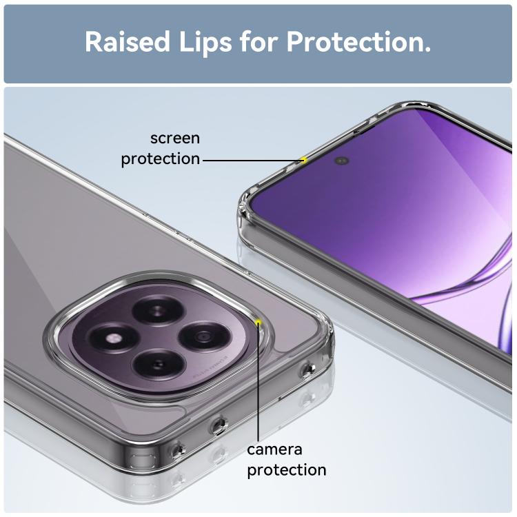 For OPPO F29 5G Colorful Series Acrylic Hybrid TPU Phone Case