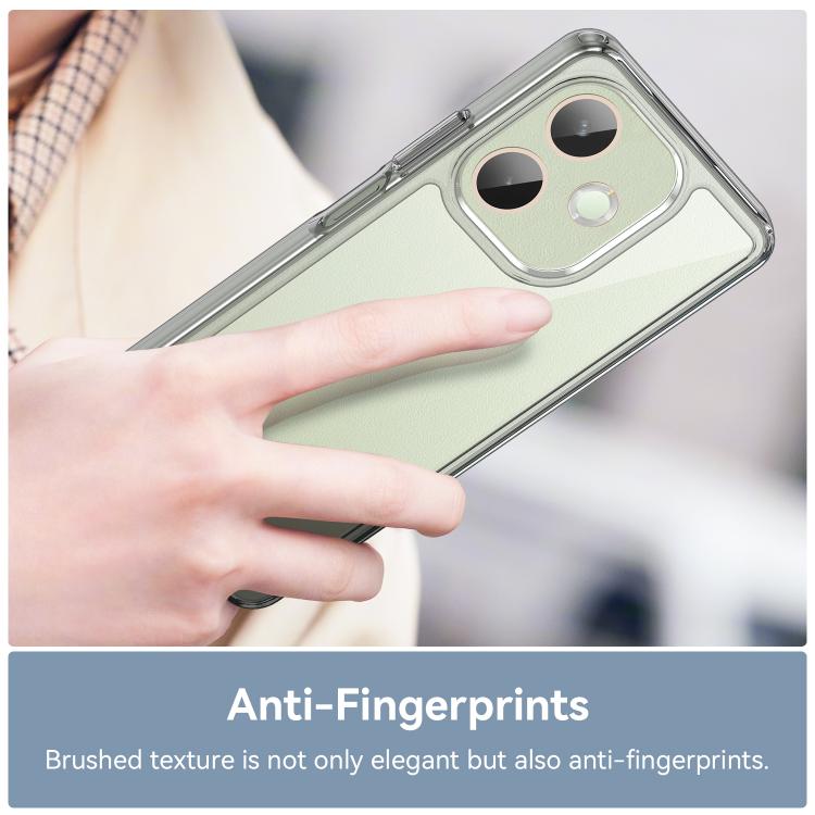 For OPPO A5 Energy 5G Colorful Series Acrylic Hybrid TPU Phone Case