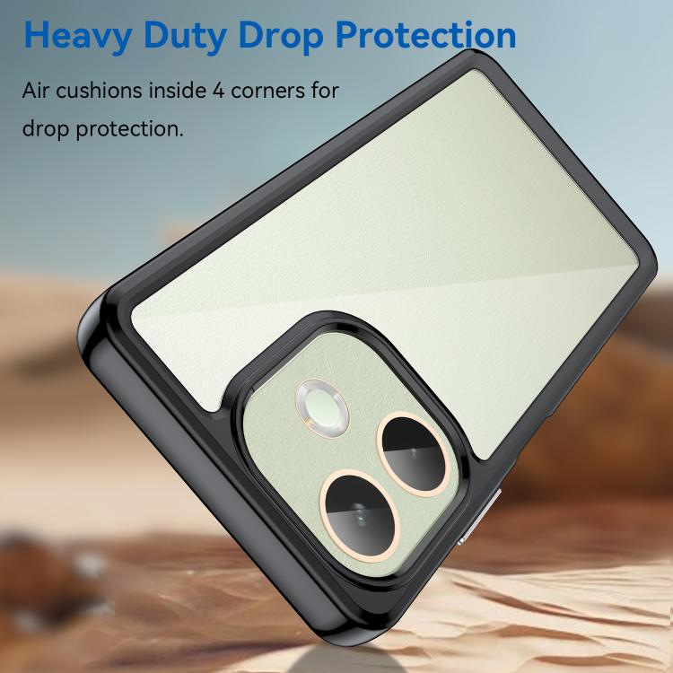 For OPPO A5 Pro 4G Colorful Series Acrylic Hybrid TPU Phone Case