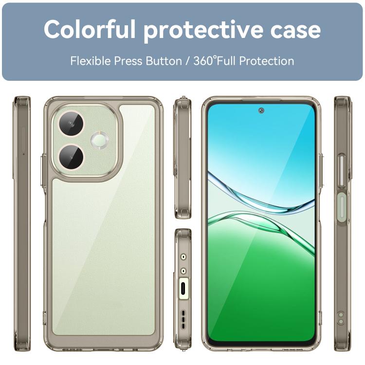 For OPPO A5 Pro 4G Colorful Series Acrylic Hybrid TPU Phone Case
