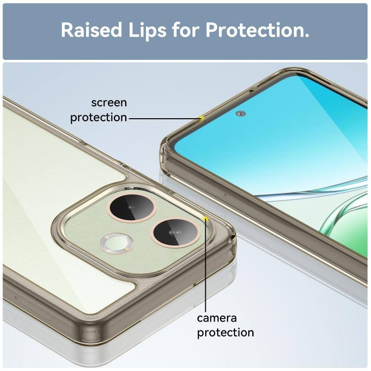 For OPPO A5 Pro 4G Colorful Series Acrylic Hybrid TPU Phone Case