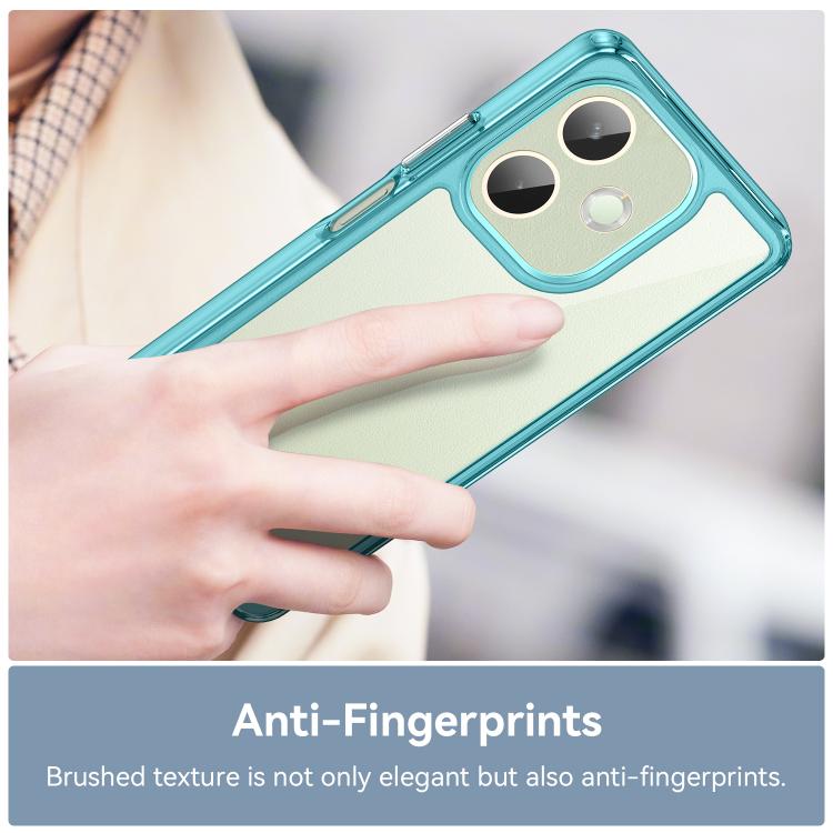 For OPPO A5 Pro 4G Colorful Series Acrylic Hybrid TPU Phone Case