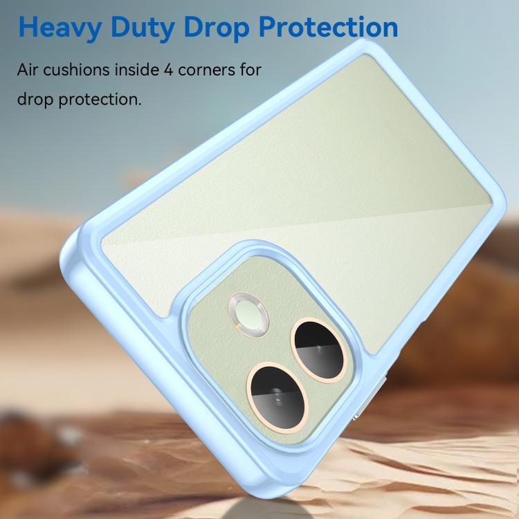 For OPPO A5 Pro 5G Global Colorful Series Acrylic Hybrid TPU Phone Case