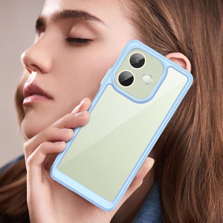 For OPPO A5 Pro 5G Global Colorful Series Acrylic Hybrid TPU Phone Case