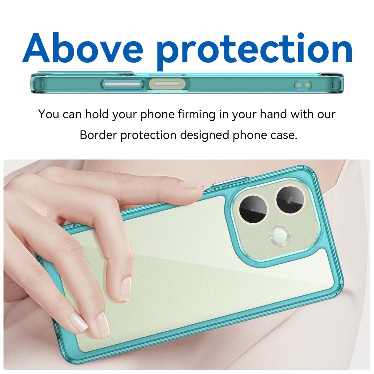 For OPPO A5 Pro 5G Global Colorful Series Acrylic Hybrid TPU Phone Case