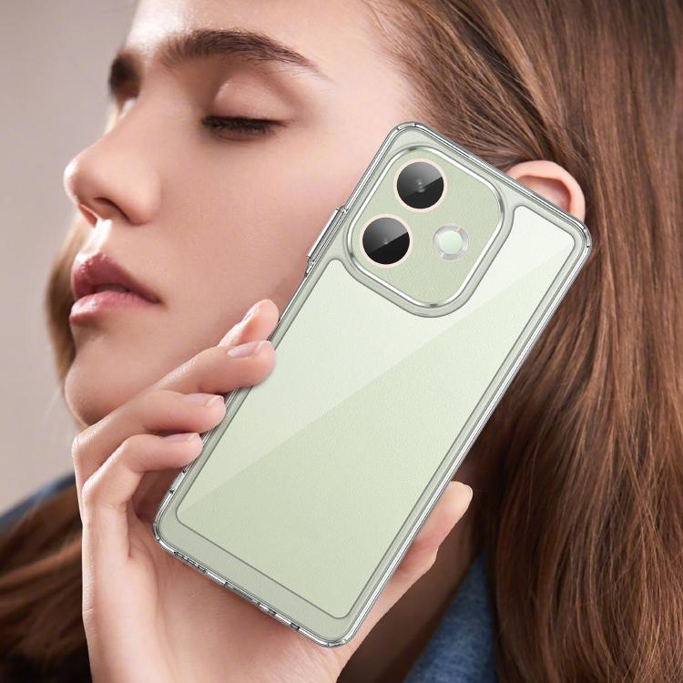 For OPPO A5 Pro 5G Global Colorful Series Acrylic Hybrid TPU Phone Case