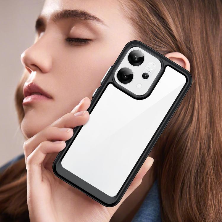 For OPPO Reno14 Global Colorful Series Acrylic Hybrid TPU Phone Case
