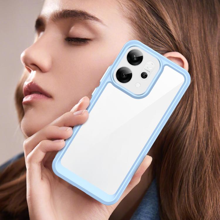 For OPPO Reno14 Global Colorful Series Acrylic Hybrid TPU Phone Case