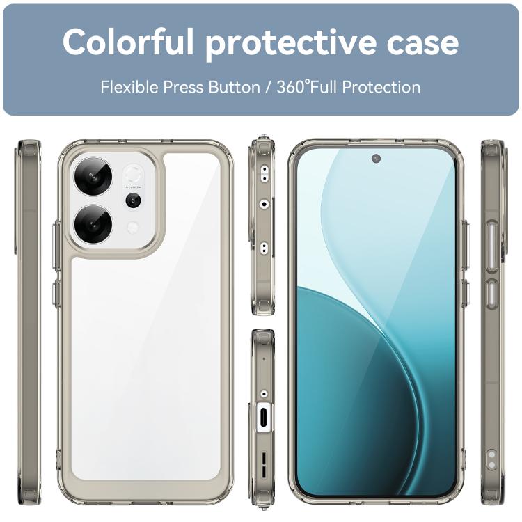 For OPPO Reno14 Global Colorful Series Acrylic Hybrid TPU Phone Case