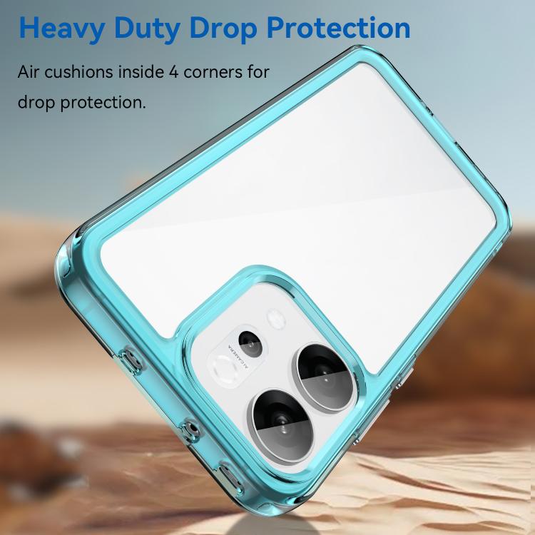 For OPPO Reno14 Global Colorful Series Acrylic Hybrid TPU Phone Case