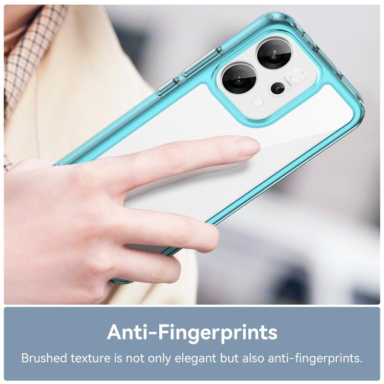 For OPPO Reno14 Global Colorful Series Acrylic Hybrid TPU Phone Case