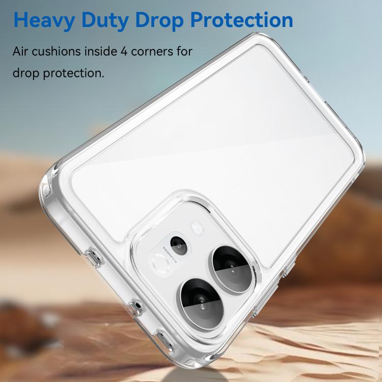 For OPPO Reno14 Global Colorful Series Acrylic Hybrid TPU Phone Case