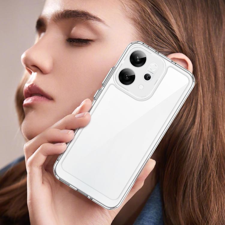 For OPPO Reno14 Global Colorful Series Acrylic Hybrid TPU Phone Case